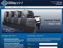 Tablet Screenshot of dilaprint.com